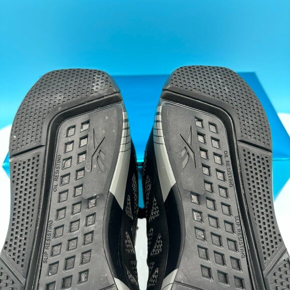 Reebok Men's Fushion Flexweave Safety Work Sneaker Shoe,‎ Size 10.5W, Black/Grey - Picture 10 of 13